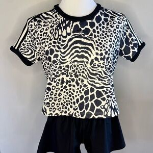Adidas Originals Animal Print T-Shirt